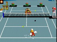 une photo d'Ã©cran de Mario Tennis sur Nintendo 64